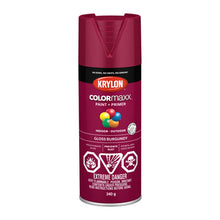 Load image into Gallery viewer, Krylon 45508 COLORmaxx™ Paint + Primer, Gloss, Burgundy - 450g