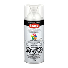 Load image into Gallery viewer, Krylon 45515 COLORmaxx Paint + Primer, Gloss, Crystal Clear - 340g
