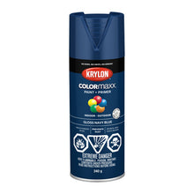 Load image into Gallery viewer, Krylon 45529 COLORmaxx™ Paint + Primer, Gloss, Navy Blue - 450g