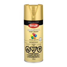 Load image into Gallery viewer, Krylon 45588 COLORmaxx® Metallic Paint, Gold - 311g