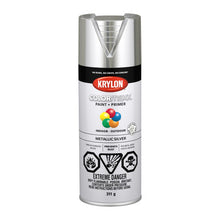 Load image into Gallery viewer, Krylon 45590 COLORmaxx® Metallic Paint, Silver - 311g
