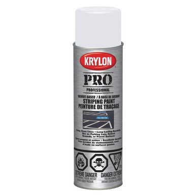 Krylon 458860 Professional Striping Paint - Solvent-Based, White - 510g