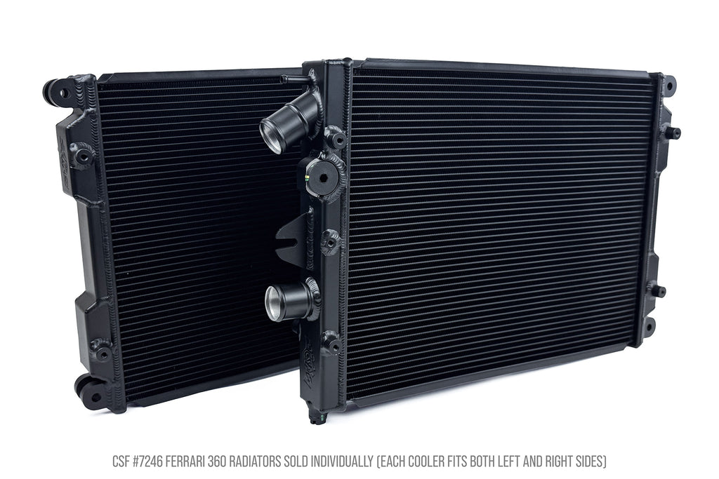 CSF Cooling - Racing & High Performance Division 7246 Ferrari 360 High-Performance All-Aluminum Radiator (Fits Left & Right) for Select Ferrari 360