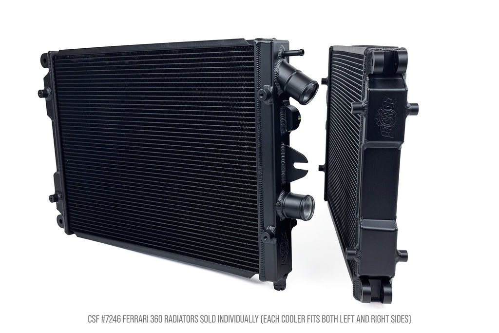 CSF Cooling - Racing & High Performance Division 7246 Ferrari 360 High-Performance All-Aluminum Radiator (Fits Left & Right) for Select Ferrari 360
