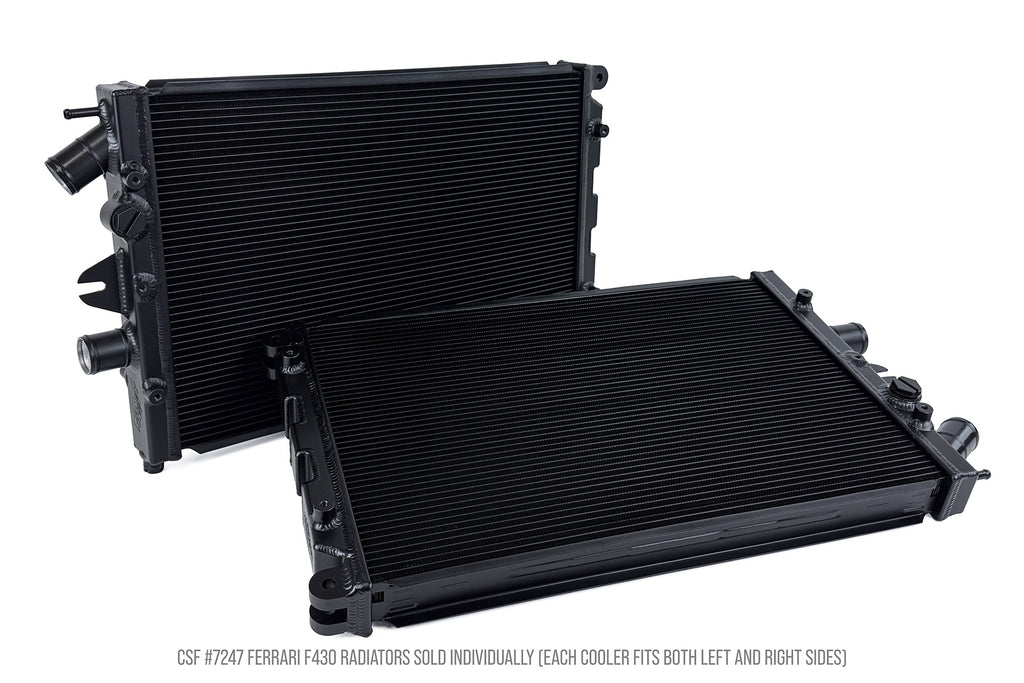 CSF Cooling - Racing & High Performance Division 7247 Ferrari F430 High-Performance All-Aluminum Radiator (Fits Left & Right) for Select Ferrari F430