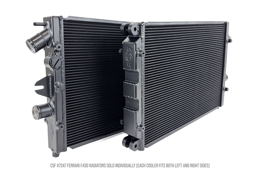 CSF Cooling - Racing & High Performance Division 7247 Ferrari F430 High-Performance All-Aluminum Radiator (Fits Left & Right) for Select Ferrari F430