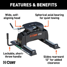 Load image into Gallery viewer, CURT 16546 CURT 16546 Q24 5th Wheel Slider Hitch for Short Bed Trucks; 24;000 lbs - Truck Part Superstore