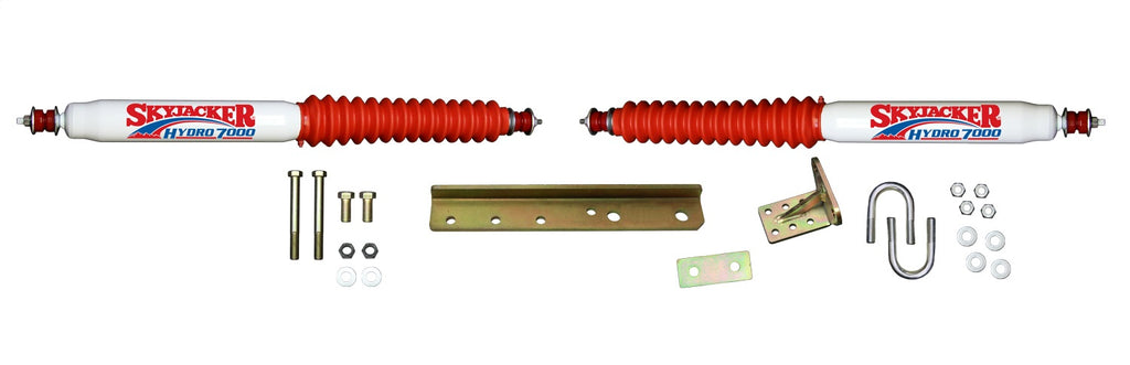 Skyjacker 7250 DUAL STAB KT; WHITE W/RED BO for Select Ford Bronco II, Ford Explorer, Ford Ranger, Mazda B2300, Mazda B3000, Mazda B4000, Mazda Navajo