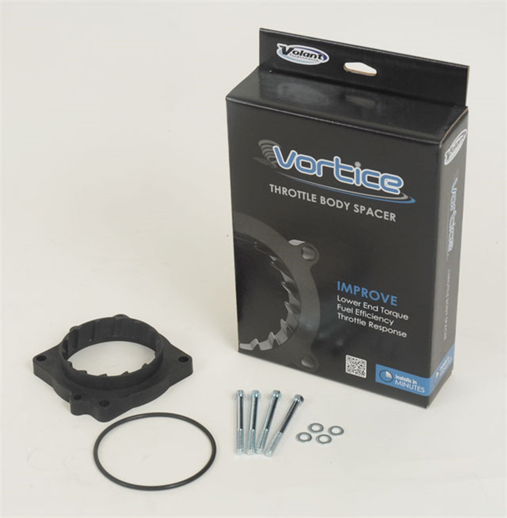 Volant 726057 Vortice Throttle Body Spacer for Select Dodge Durango, Dodge Ram 1500, Dodge Ram 2500, Dodge Ram 3500, Ram 1500, Ram Classic, Ram 2500, Ram