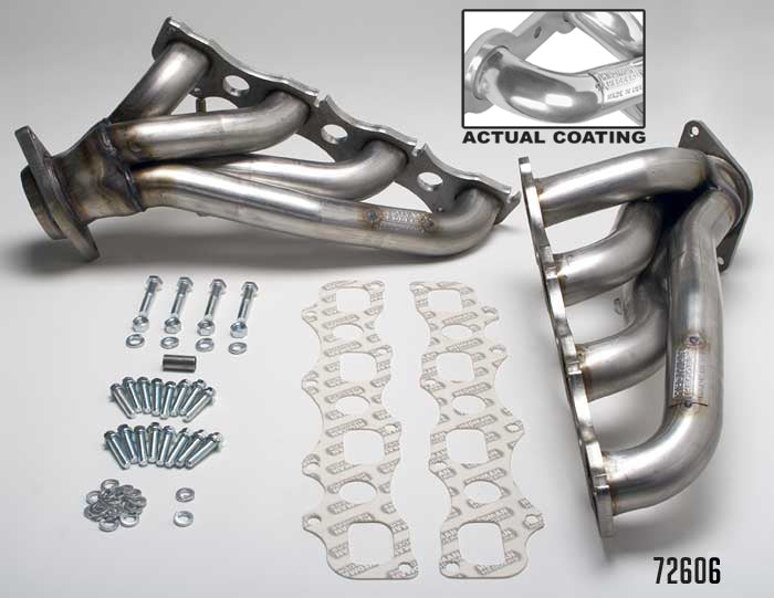Hedman Hedders 72606 Silver Shorty Headers For 06-14 Dodge Charger/Magnum SRT 6.1/6.4L for Select Chrysler 300, Dodge Charger, Dodge Magnum
