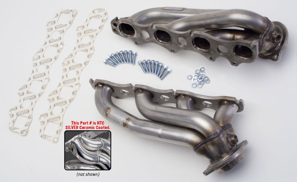 Hedman Hedders 72626 Silver S/S Shorty Headers For 09-17 Dodge Charger/Challenger 5.7L for Select Dodge Challenger, Dodge Charger