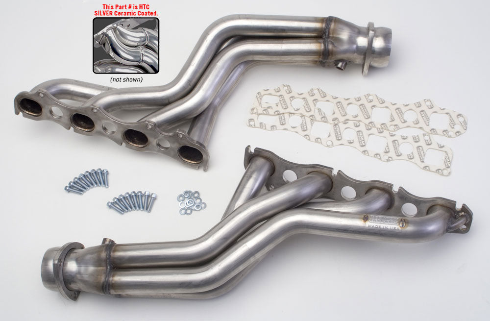 Hedman Hedders 72636 Silver S/S Long Headers For '09-17 Dodge Charger/Challenger 5.7L for Select Dodge Challenger