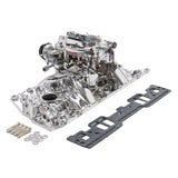 Edelbrock 20284 Single-Quad Manifold and carb kit