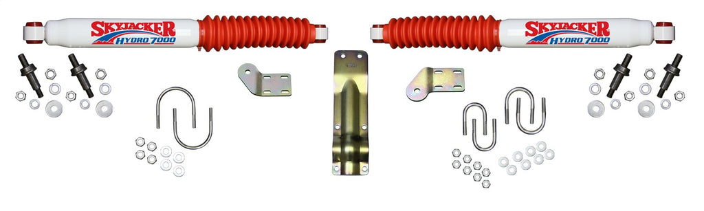 Skyjacker 7270 DUAL STAB KT; WHITE W/RED BO for Select Dodge Ram 1500, Dodge Ram 2500, Dodge Ram