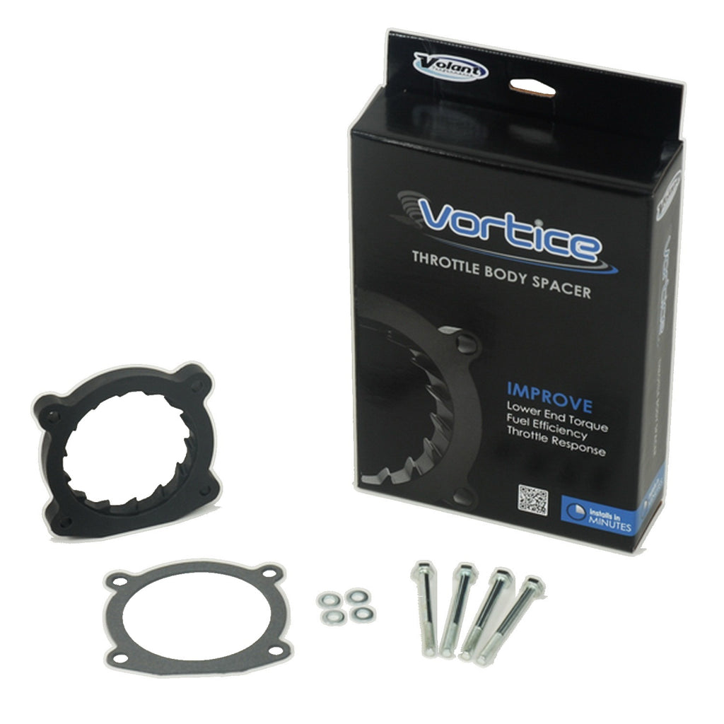 Volant 728857 Vortice Throttle Body Spacer for Select Lexus GX460, Lexus LX570, Toyota Land Cruiser, Toyota Sequoia, Toyota Tundra