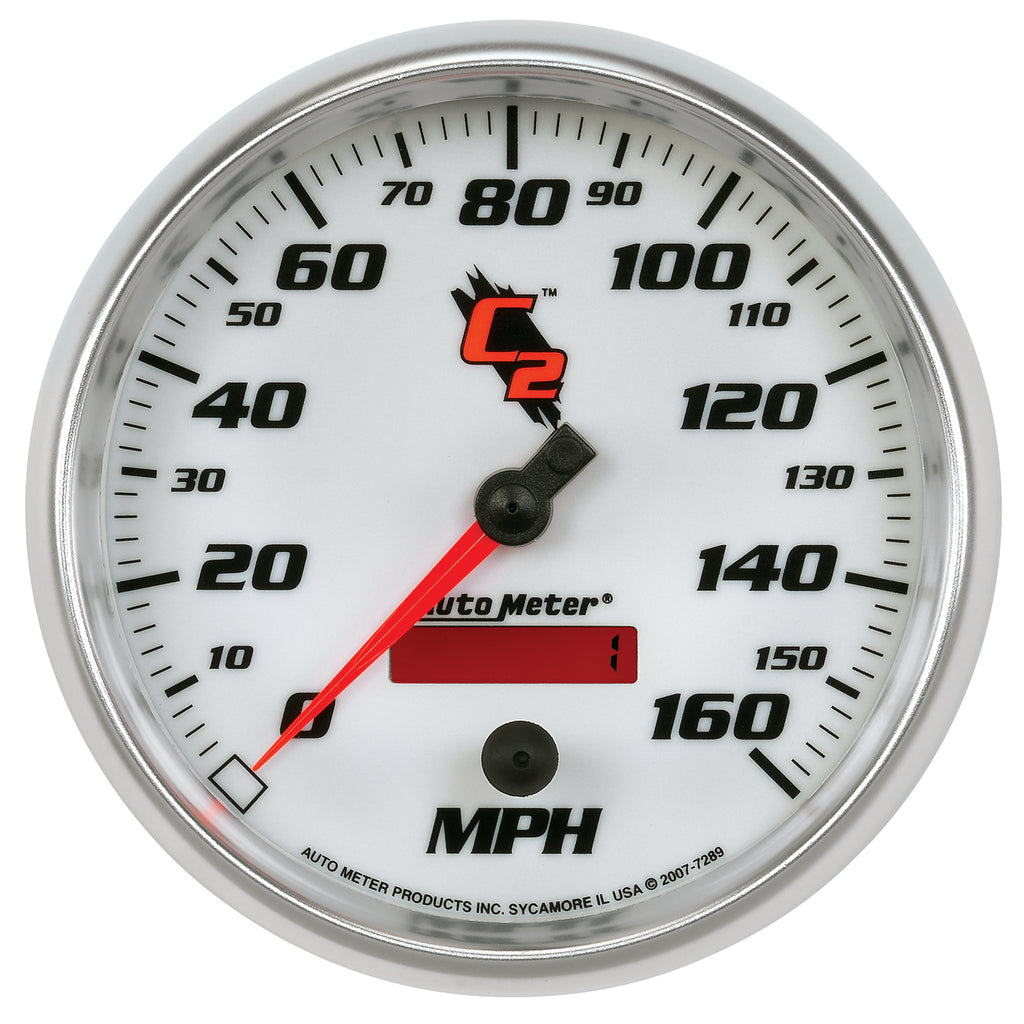 AutoMeter 7289 GAUGE, SPEEDOMETER, 5", 160MPH, ELEC. PROGRAMMABLE, C2