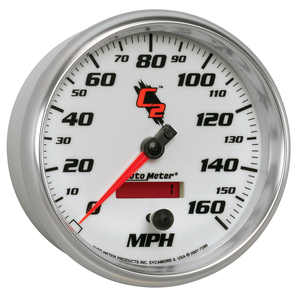 AutoMeter 7289 GAUGE, SPEEDOMETER, 5", 160MPH, ELEC. PROGRAMMABLE, C2