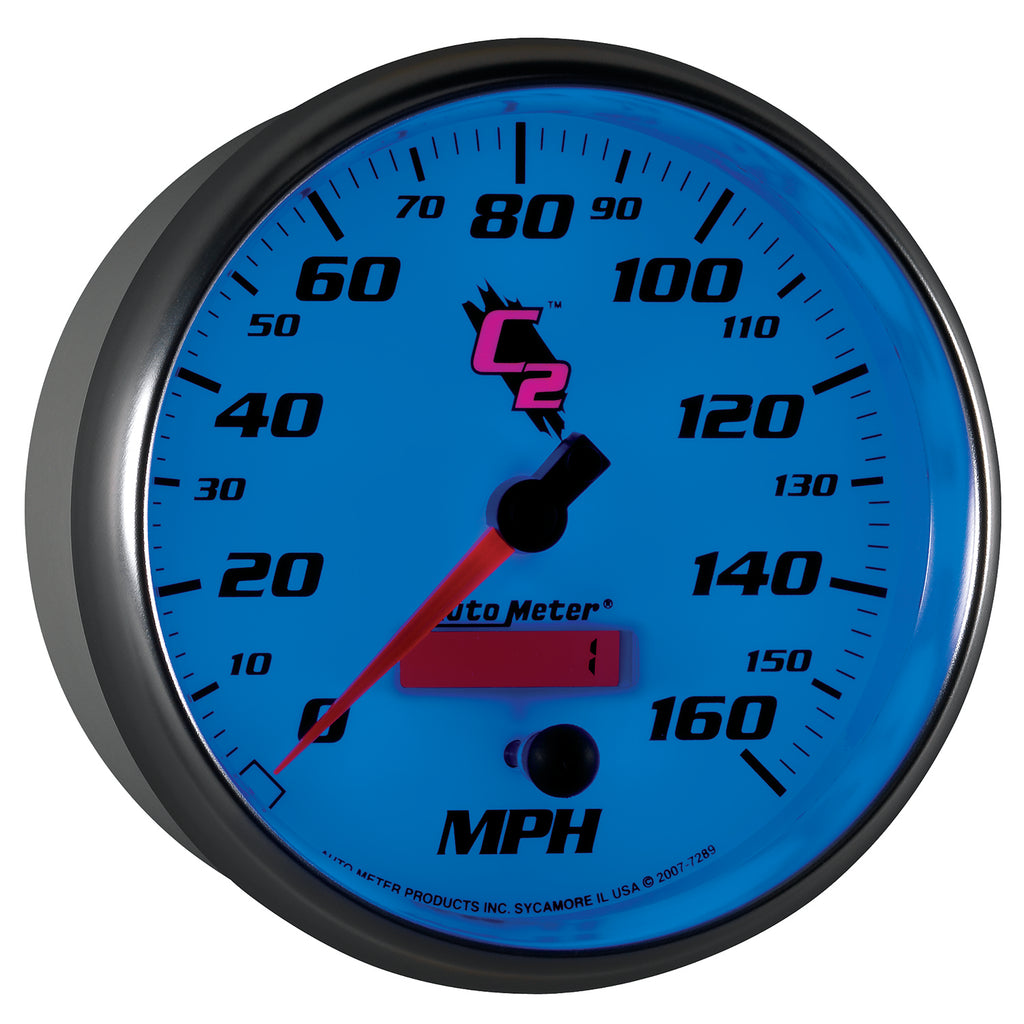 AutoMeter 7289 GAUGE, SPEEDOMETER, 5", 160MPH, ELEC. PROGRAMMABLE, C2