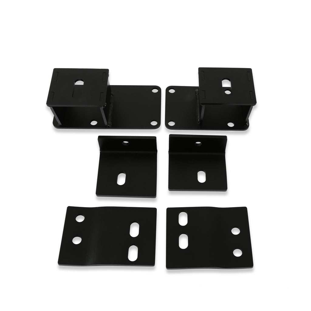7293-Dodge-W100W150-4Wd-Blackheart-Engine-Mount-Brackets-Steel-Black-Powder