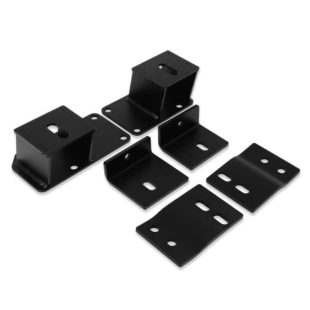 7293-Dodge-W100W150-4Wd-Blackheart-Engine-Mount-Brackets-Steel-Black-Powder
