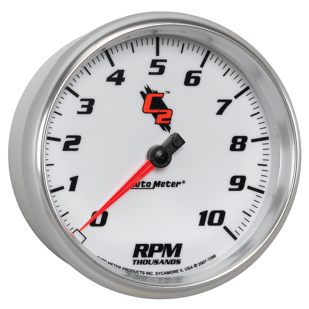 AutoMeter 7298 GAUGE, TACHOMETER, 5", 10K RPM, IN-DASH, C2