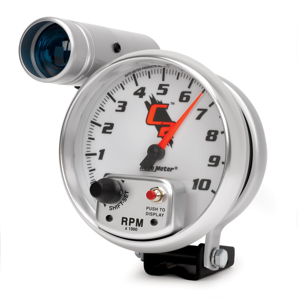 AutoMeter 7299 GAUGE, TACHOMETER, 5", 10K RPM, PEDESTAL W/ EXT. SHIFT-LITE, C2