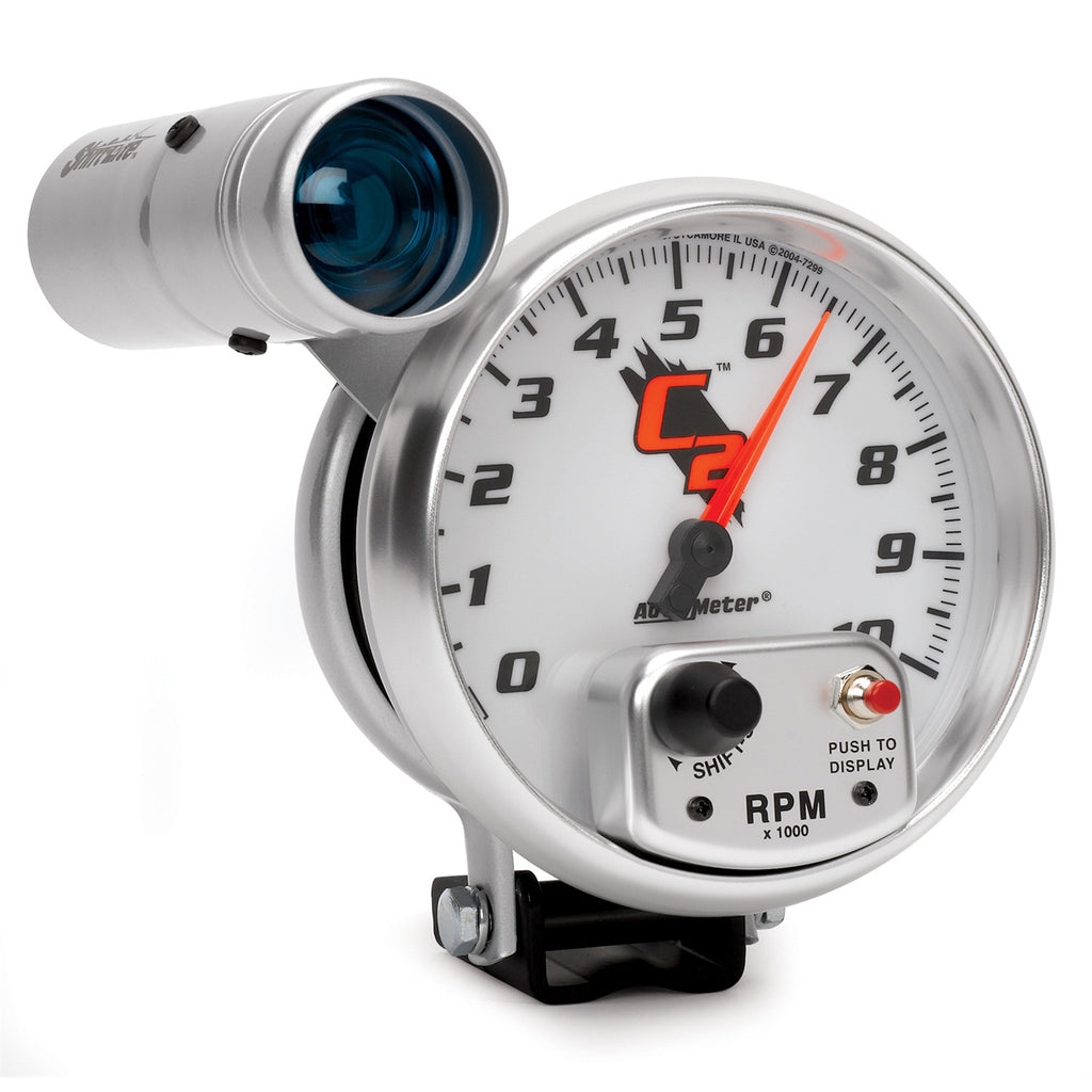 AutoMeter 7299 GAUGE, TACHOMETER, 5", 10K RPM, PEDESTAL W/ EXT. SHIFT-LITE, C2