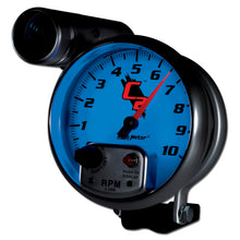Load image into Gallery viewer, AutoMeter 7299 GAUGE, TACHOMETER, 5", 10K RPM, PEDESTAL W/ EXT. SHIFT-LITE, C2