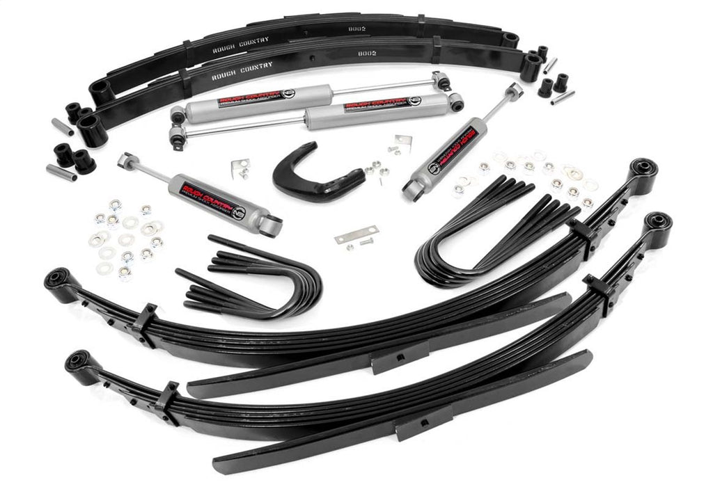 Rough Country 19630 Suspension Lift Kit w/Shocks for Select Chevrolet K20, Chevrolet K20 Pickup, Chevrolet K20 Suburban, GMC K25, GMC K25 Suburban, GMC K25/K2500 Pickup, GMC K25/K2500 Suburban