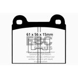 EBC DP2174 Greenstuff 2000 Series Sport Brake Pads