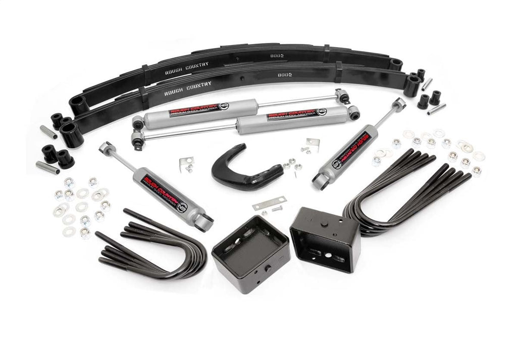 Rough Country 11530 Suspension Lift Kit w/Shocks for Select Chevrolet Blazer, Chevrolet K10, Chevrolet K10 Pickup, Chevrolet K10 Suburban, GMC Jimmy, GMC K15, GMC K15 Suburban, GMC K15/K1500 Pickup, GMC K15/K1500 Suburban