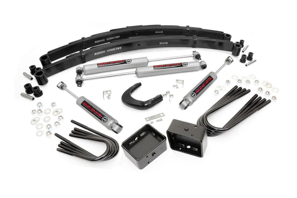 Rough Country 150.20 Suspension Lift Kit w/Shocks for Select Chevrolet K20, Chevrolet K20 Suburban, Chevrolet V20, Chevrolet V20 Suburban, Chevrolet V2500 Suburban, GMC K25, GMC K25 Suburban, GMC K2500, GMC K2500 Suburban, GMC V2500, GMC V2500 Suburban