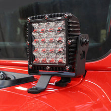 Load image into Gallery viewer, Go Rhino 730066T XE Windshield Cowl Light Mounts for Jeep JL/JT - Fits 6x6 Single Q4 Series for Select Jeep Gladiator, Jeep Wrangler