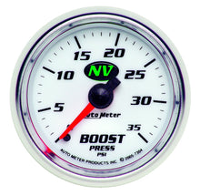 Load image into Gallery viewer, AutoMeter 7304 GAUGE, BOOST, 2 1/16", 35PSI, MECHANICAL, NV