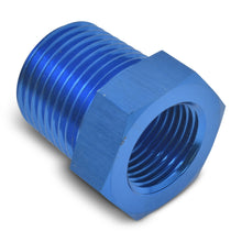 Load image into Gallery viewer, Performance-1In-Male-To-34In-Female-Pipe-Bushing-Reducer-(Blue)