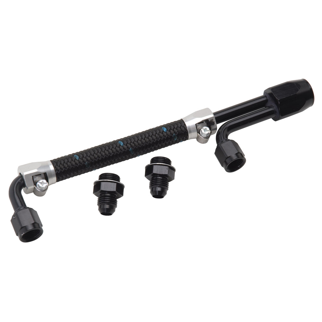 Dual-Quad-Fuel-Line-Kit-In-ClrBlk-Finish