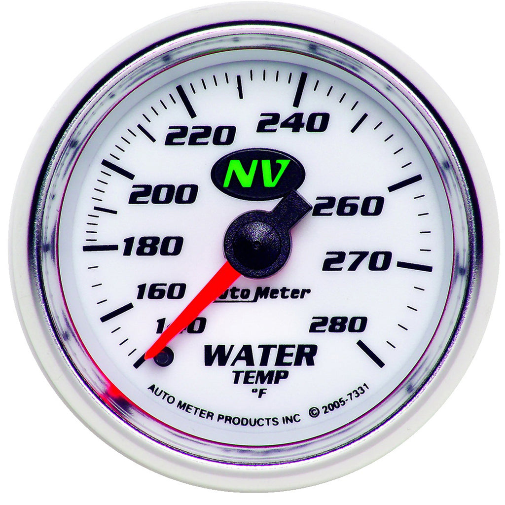AutoMeter 7331 GAUGE, WATER TEMP, 2 1/16", 140-280?F, MECHANICAL, NV