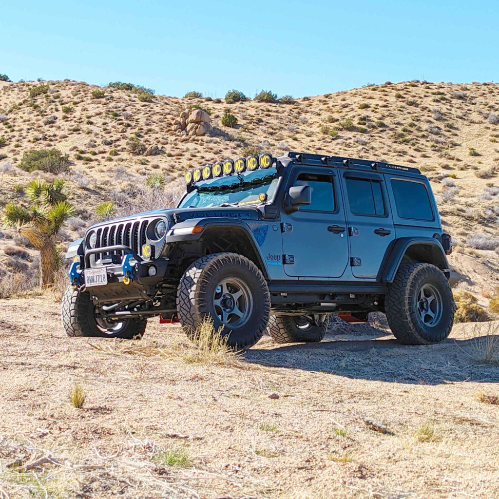 KC HiLiTES 7331 KC Bracket Mount Set 50in Overhead - 2021+ Jeep Wrangler JL (Hybrid Models ONLY) for Select Jeep Wrangler