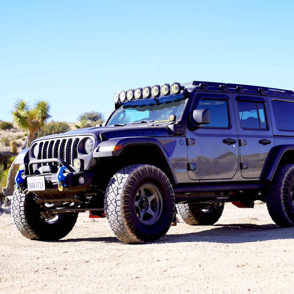 KC HiLiTES 7331 KC Bracket Mount Set 50in Overhead - 2021+ Jeep Wrangler JL (Hybrid Models ONLY) for Select Jeep Wrangler