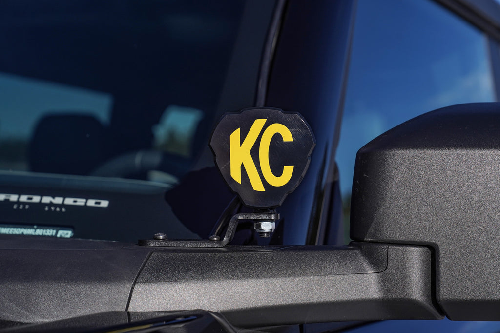 KC HiLiTES 7333 Ditch Light Bracket Set, 100% Bolt-On - 2021+ Ford Bronco for Select Ford Bronco