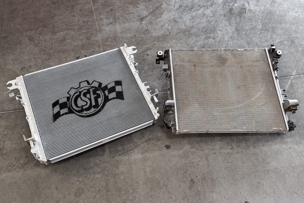 CSF Cooling - Racing & High Performance Division 7340 Jeep Wrangler (JL) & Gladiator (JT) Heavy-Duty All-Aluminum Radiator for Select Jeep Gladiator, Jeep Wrangler