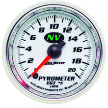 Load image into Gallery viewer, AutoMeter 7345 GAUGE, PYROMETER (EGT), 2 1/16", 2000?F, DIGITAL STEPPER MOTOR, NV