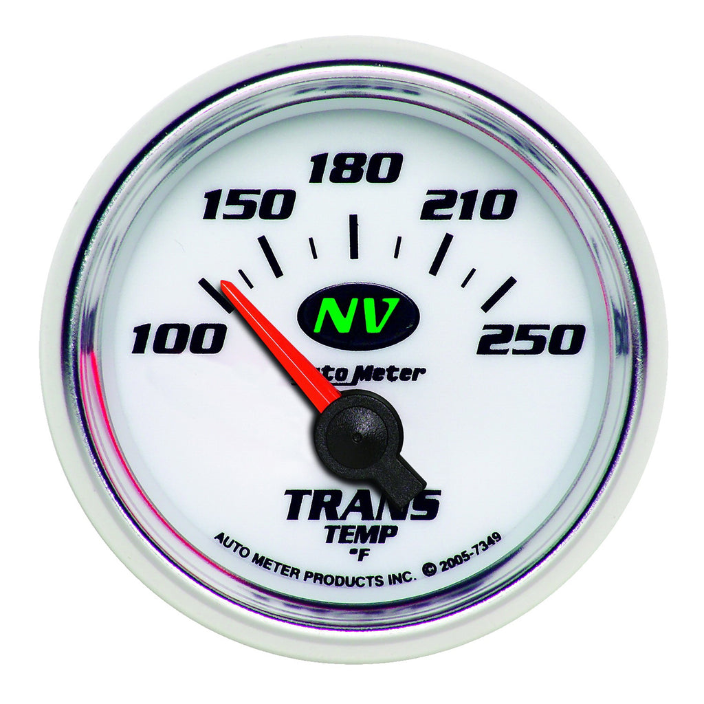 AutoMeter 7349 GAUGE, TRANSMISSION TEMP, 2 1/16", 100-250?F, ELECTRIC, NV