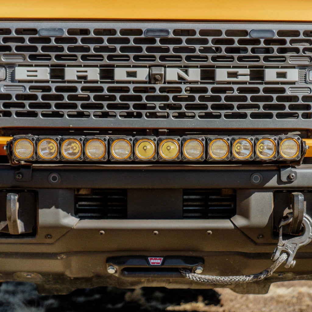KC HiLiTES 7352 FLEX ERA 30" LED Light Bar Mount - Front Bumper - GEN6 2021+ Ford Bronco for Select Ford Bronco