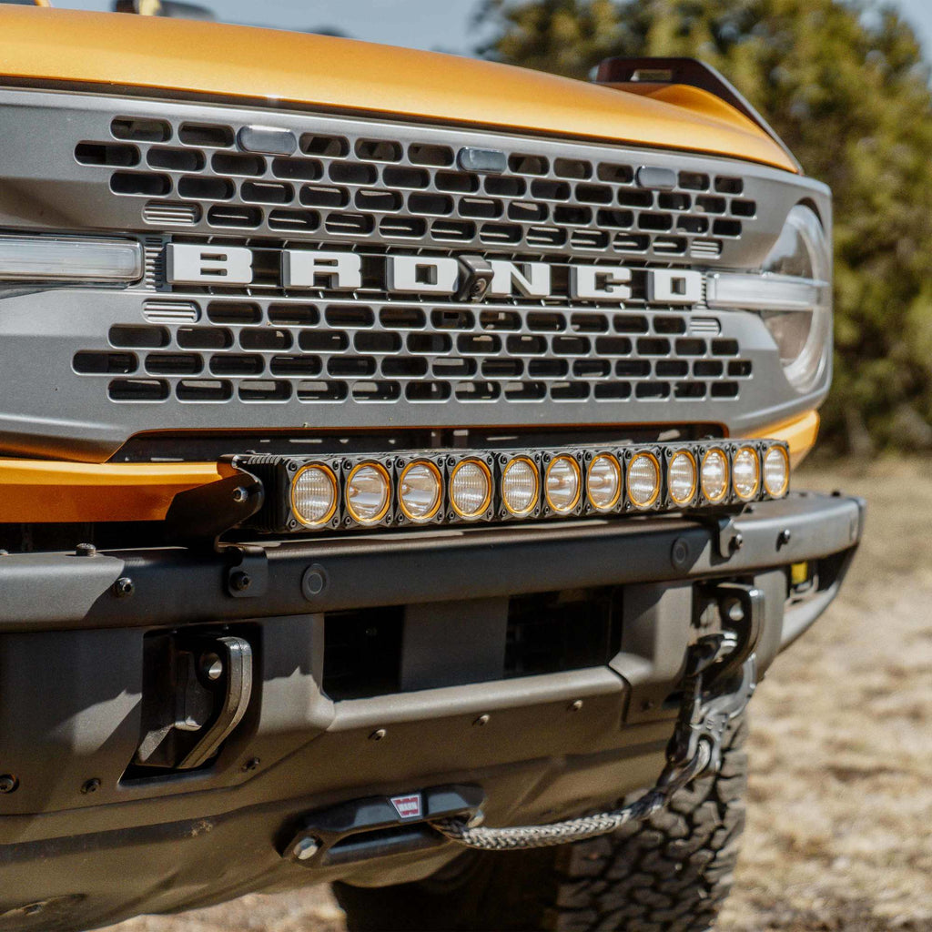 KC HiLiTES 7352 FLEX ERA 30" LED Light Bar Mount - Front Bumper - GEN6 2021+ Ford Bronco for Select Ford Bronco