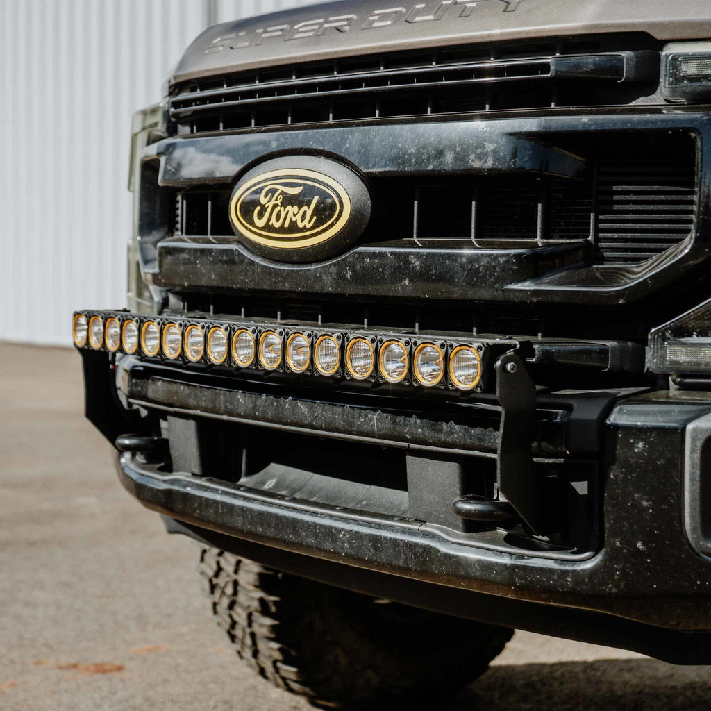 KC HiLiTES 7354 FLEX ERA 40" LED Lt Bar Mnt - Frnt Bmpr - 2017-2024 Ford Super Duty for Select Ford F-250 Super Duty, Ford F-350 Super Duty, Ford F-450 Super Duty, Ford F-550 Super Duty