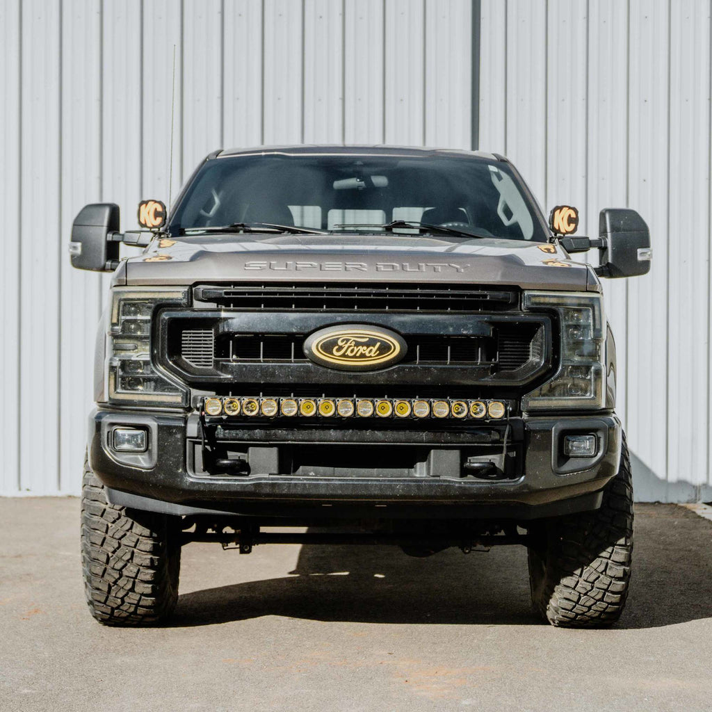 KC HiLiTES 7354 FLEX ERA 40" LED Lt Bar Mnt - Frnt Bmpr - 2017-2024 Ford Super Duty for Select Ford F-250 Super Duty, Ford F-350 Super Duty, Ford F-450 Super Duty, Ford F-550 Super Duty