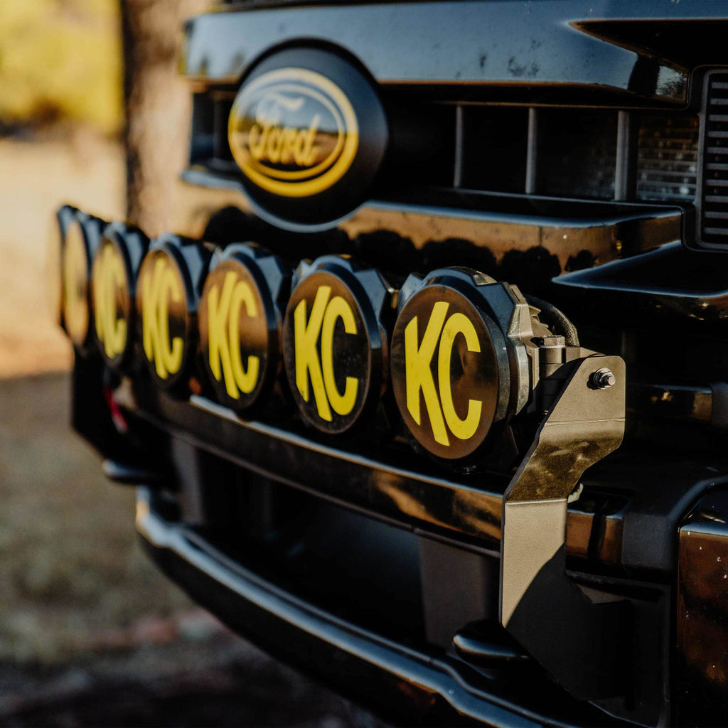 KC HiLiTES 7356 Light Bar Mount - Front Bumper - 2017-2024 Ford Super Duty for Select Ford F-250 Super Duty, Ford F-350 Super Duty, Ford F-450 Super Duty, Ford F-550 Super Duty