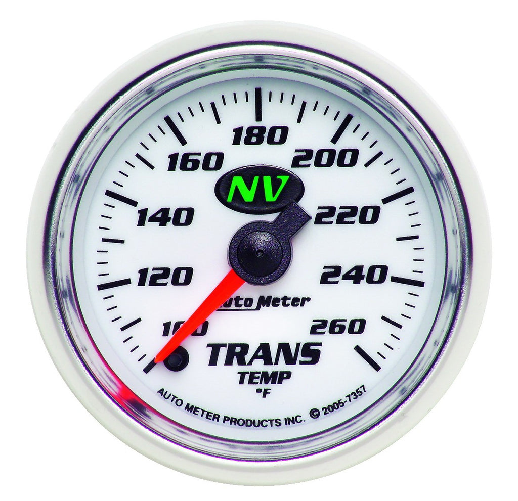 AutoMeter 7357 GAUGE, TRANSMISSION TEMP, 2 1/16", 100-260?F, DIGITAL STEPPER MOTOR, NV