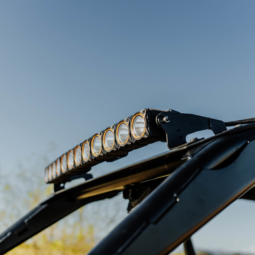 KC HiLiTES 7357 FLEX ERA 30" LED Light Bar Mount - Overhead - 2022+ Polaris RZR Pro R for Select Polaris RZR Pro R 4 Premium, Polaris RZR Pro R 4 Sport, Polaris RZR Pro R 4 Ultimate, Polaris RZR Pro R 4 Ultimate Launch Edition, Polaris RZR Pro R Premium,